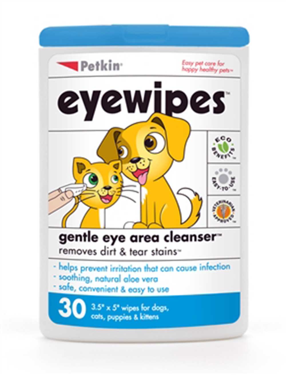 Petkin Eyewipes For Dogs & Cats