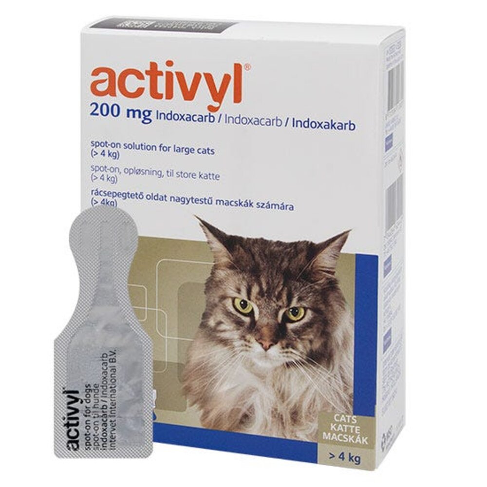 Activyl Spot On 200mg Large Cat 4Pk