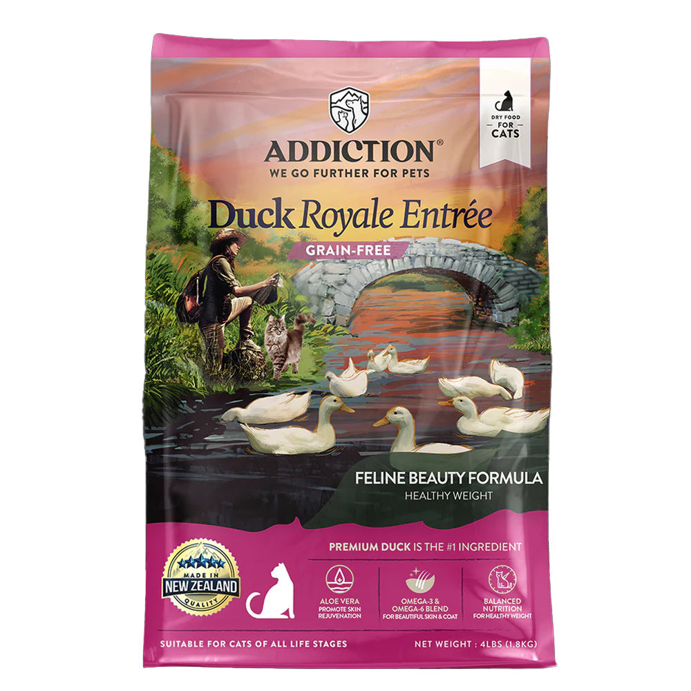 Addiction Grain-Free Duck Cat food 4lbs