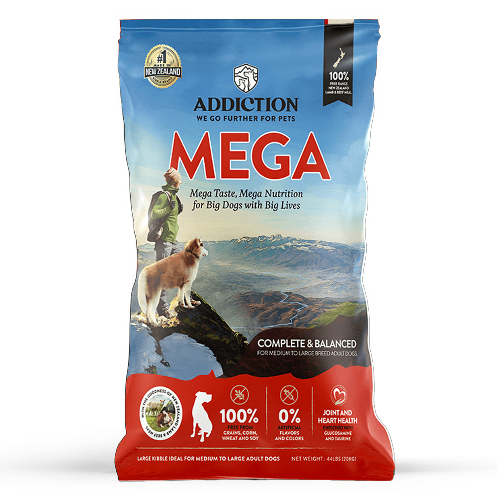 Addiction Mega Multi-Protein Formulation for Medium to Large Dogs Dry Food 20kg