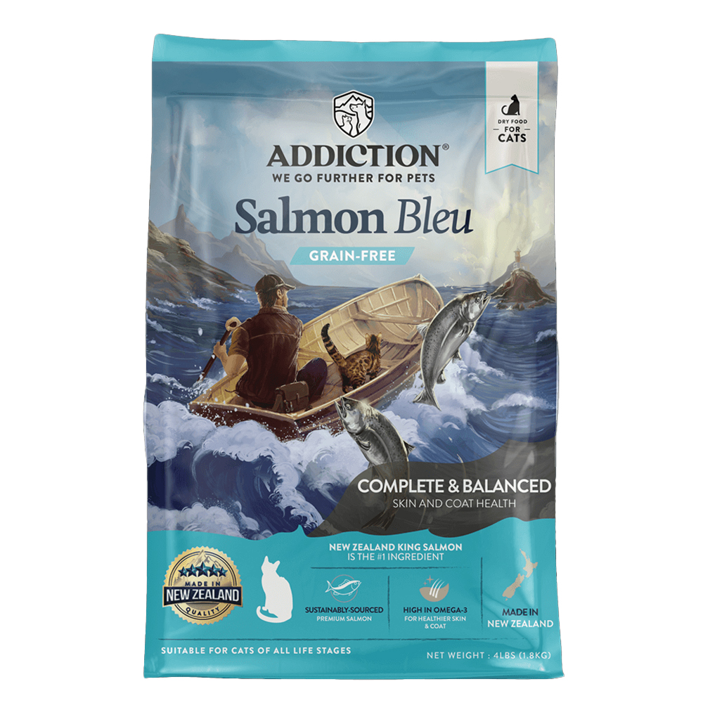 Addiction Salmon Bleu Dry Cat Food 4 lb (1.8 kg)