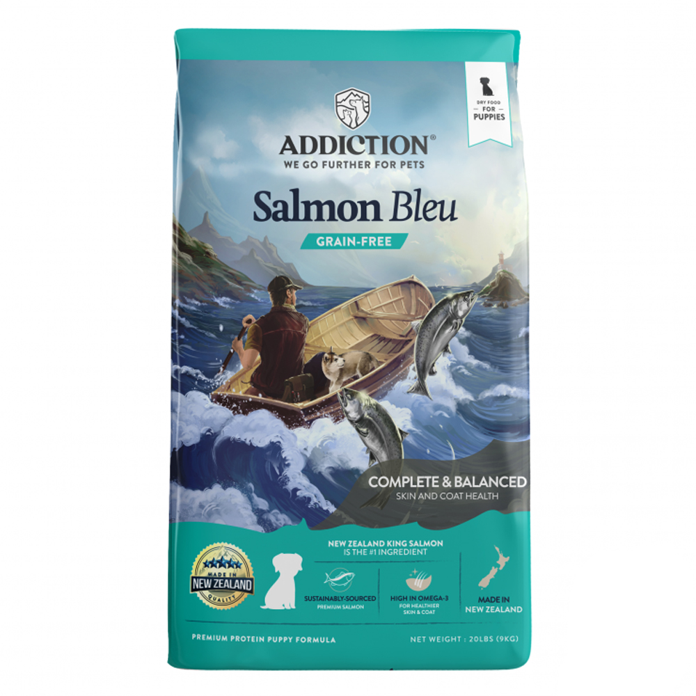 Addiction Salmon Bleu Dry Puppy Food - 20 lb (9 kg)