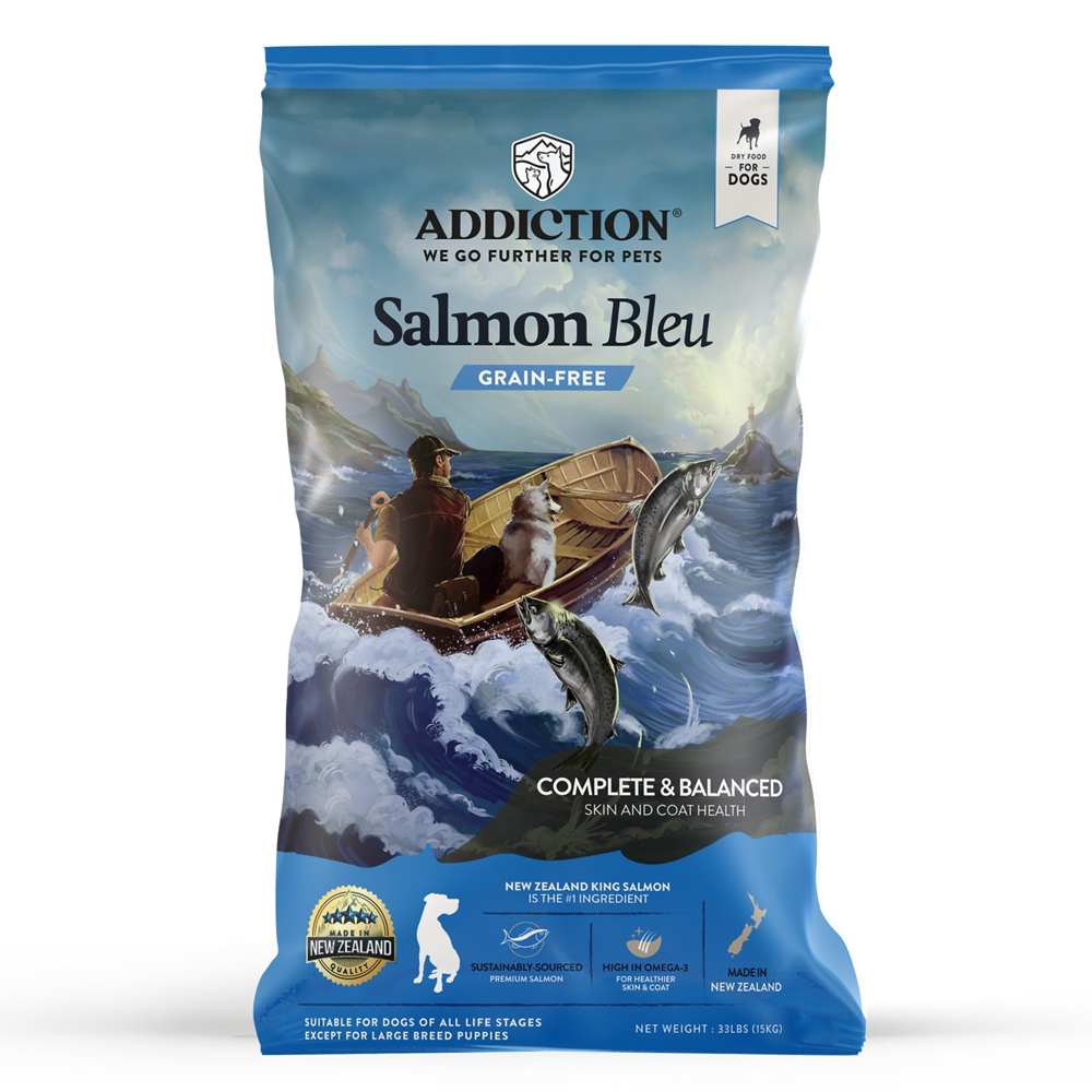 Addiction Salmon Bleu Grain Free Dry Dog Food - 33 lb (15 kg)