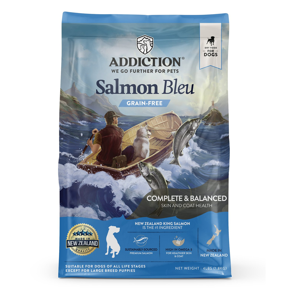 Addiction Salmon Bleu Grain Free Dry Dog Food 4 lb (1.8 kg)