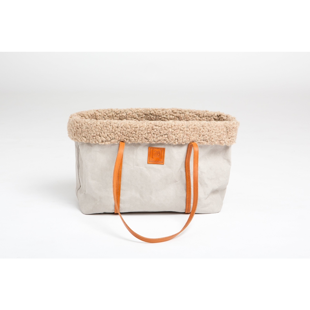 Annie Dog Bag Havana Wool Lining