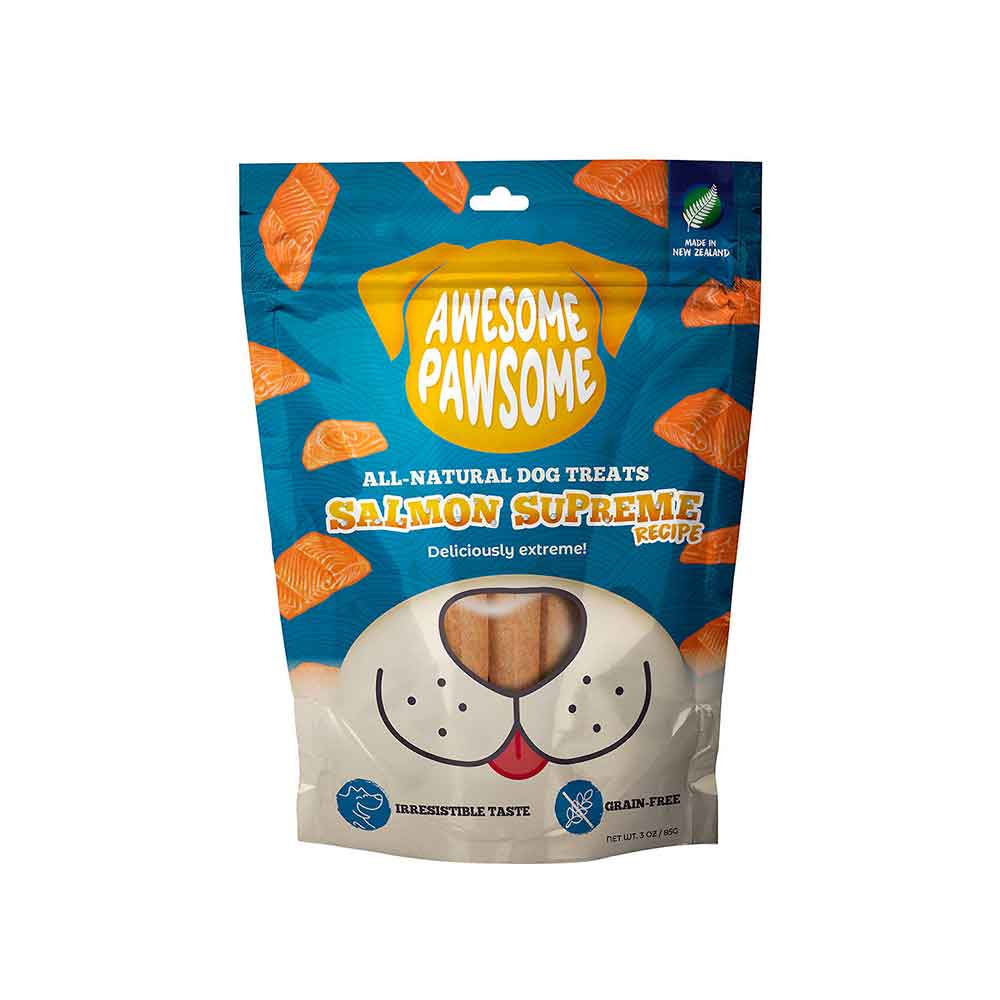 Awesome Pawsome All Natural Dog Treats, Salmon Supreme