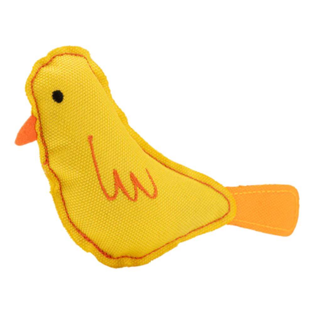 Beco Catnip Cat Toy Budgie Yellow