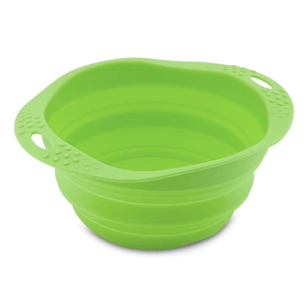 Beco Collapsible Travel Dog Bowl Green S