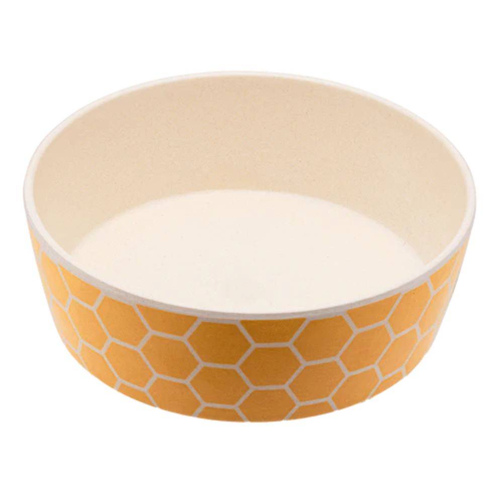 Beco Printed Dog Bowl Honeycomb L