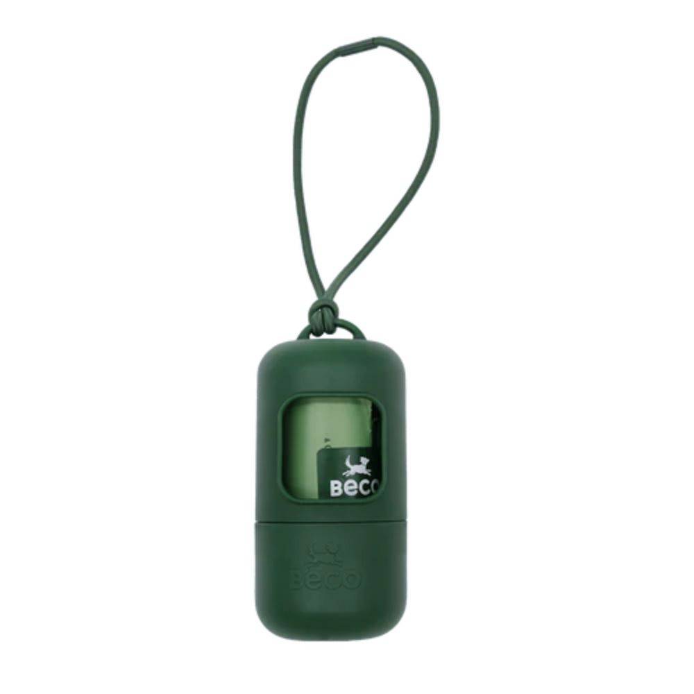 Beco Recycled Plastic Poop Bag Dispenser Green