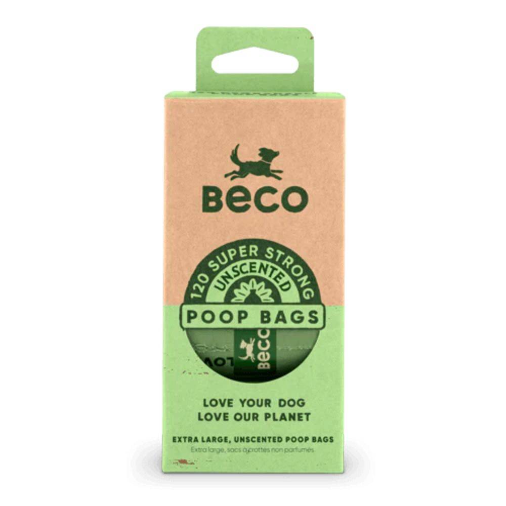 Beco Unscented Poop Bags Green 120 Pack