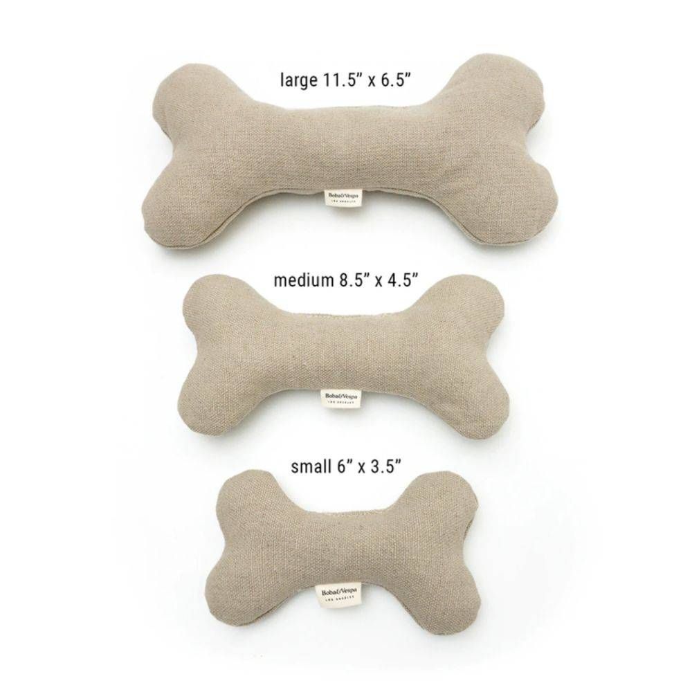 BellyUp Hemp Dog Bone Taupe