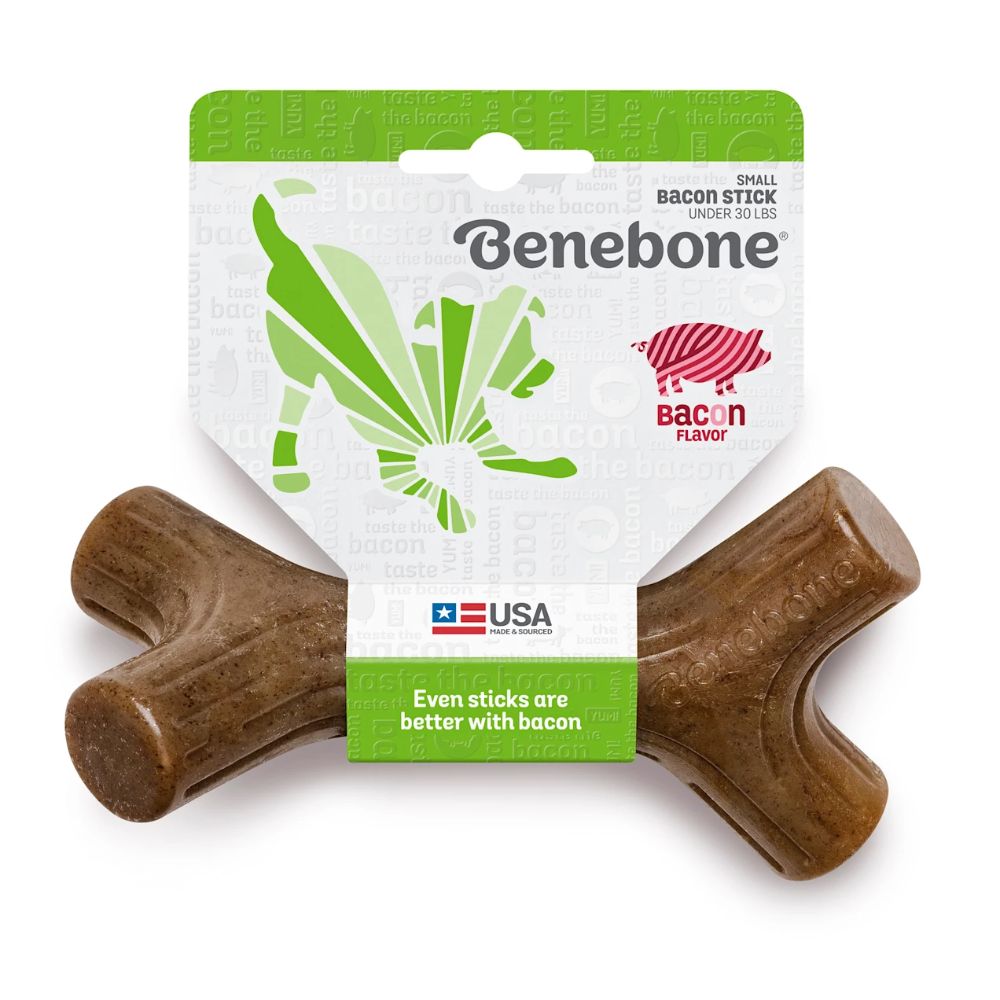 Benebone Bacon Stick Dog Toy