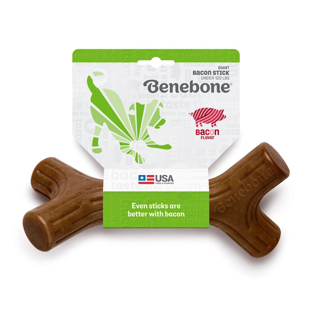 Benebone Bacon Stick Dog Toy G