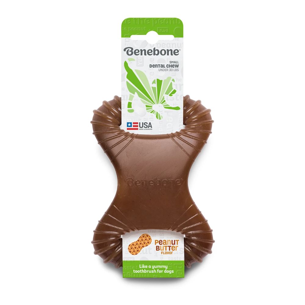 Benebone Dental Chew Peanut Dog Toy