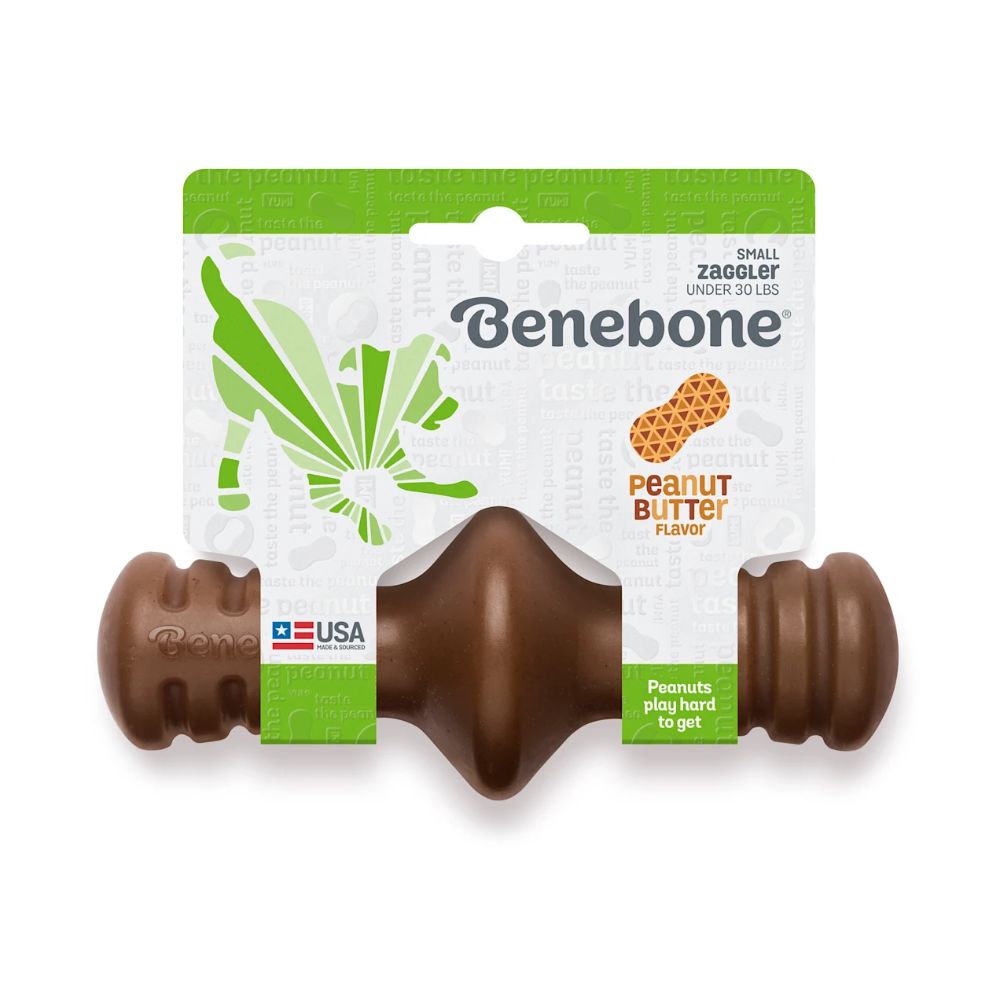 Benebone Zaggler Peanut Dog Toy