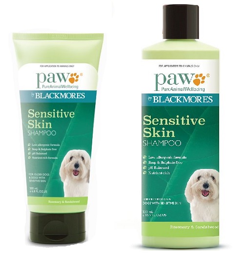 Blackmores Paw Sensitive Skin Shampoo For Older Dogs & Dogs with Sensitive Skin, 500ml