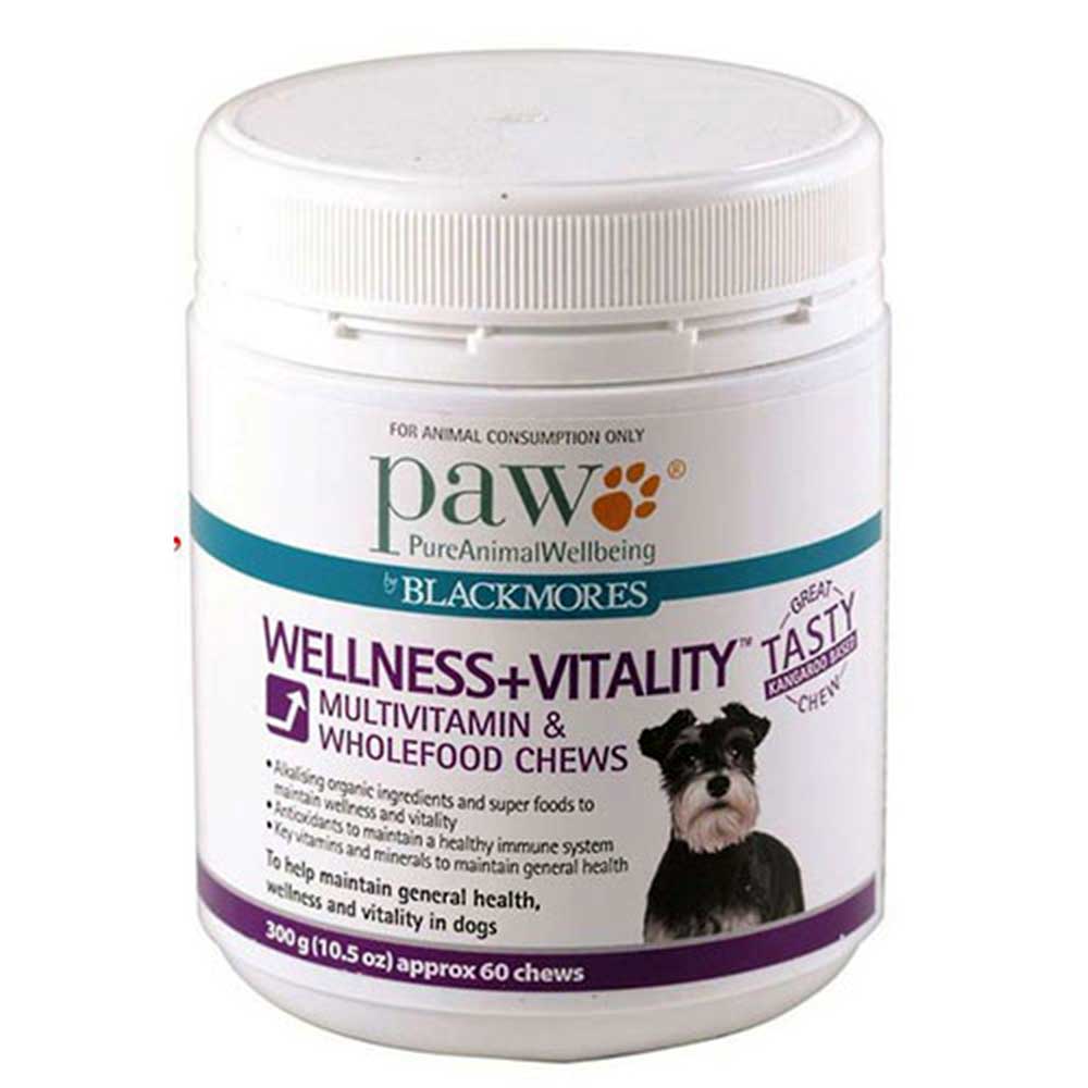 Blackmores Paw Wellness And Vitality Dog Chews 300G