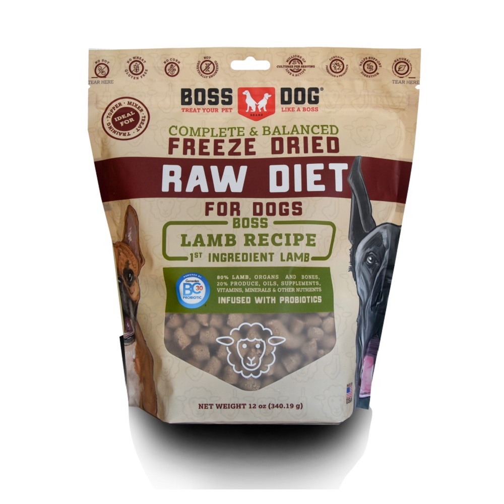 Boss Dog Freeze Dried Lamb Recipe 12oz (340.19g)