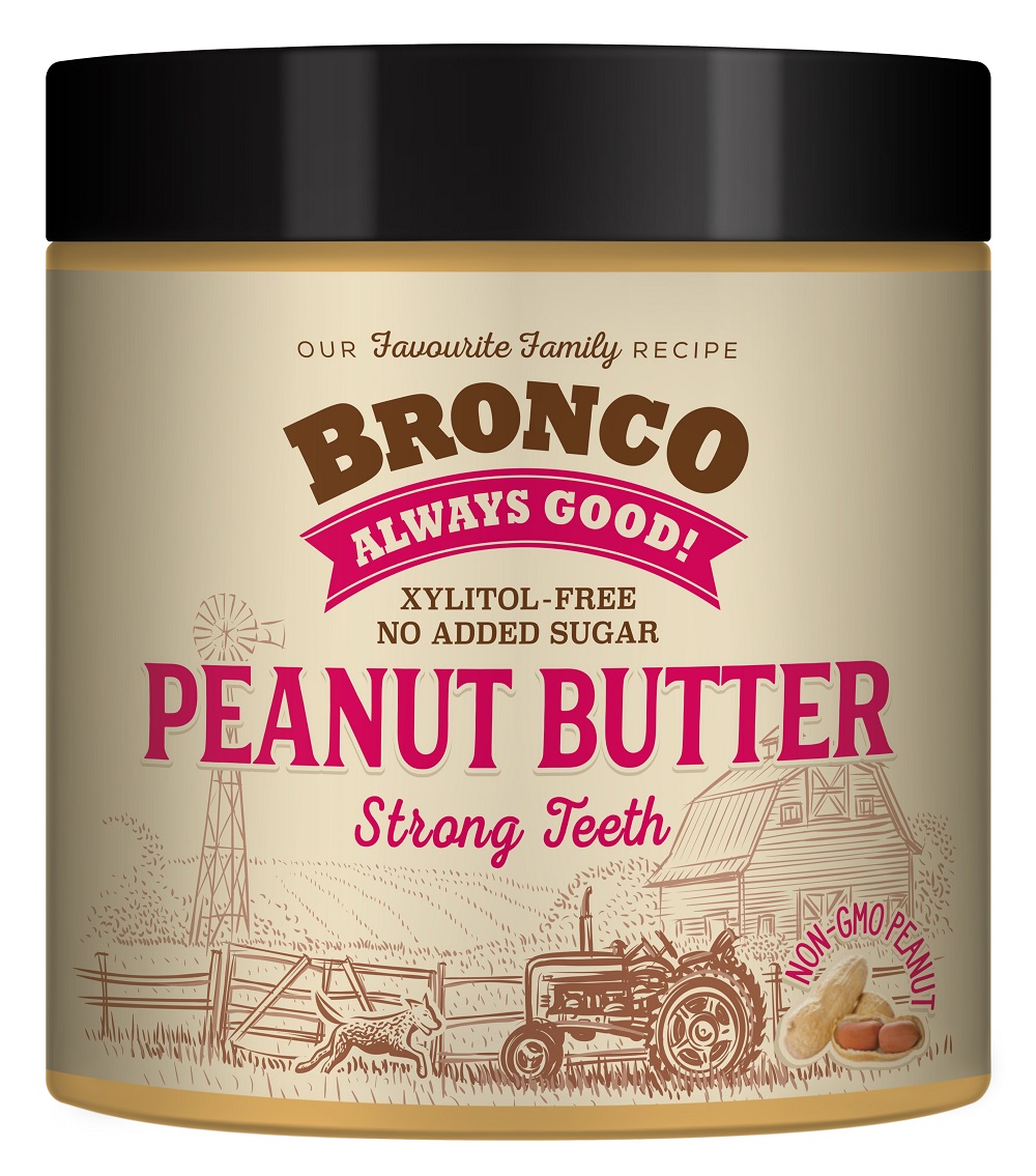 Bronco Peanut Butter Strong Teeth 250g