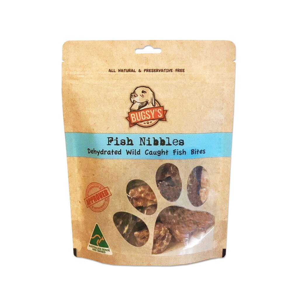 Bugsy Fish Nibbles Dog Treats