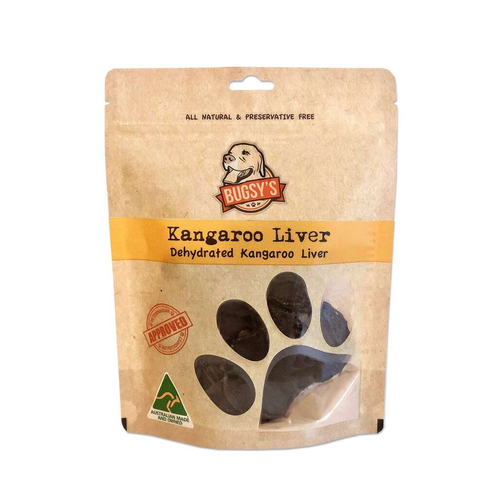 Bugsy Kangaroo Liver Dog Treats