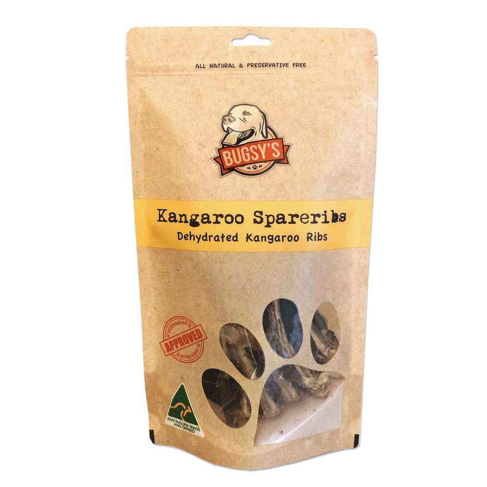 Bugsy Kangaroo Spareribs Dog Treats