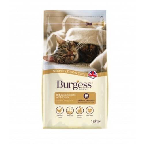 Burgees Adult Cat Chicken & Duck