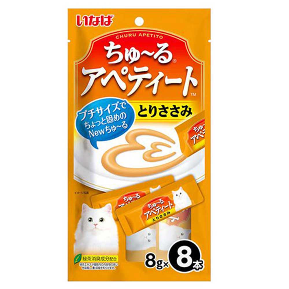 CIAO Churu Apetito Chicken Treats For Cat (8 x 8g)