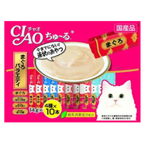 CIAO Churu Tuna Maguro Jumbo Mix Treats For Cat (40 x 14g)