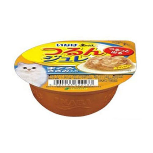 CIAO Jelly Cup,Tuna Flakes with Chicken Fillet Wet Cat Food, 65 gms