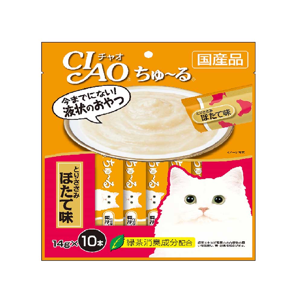 CIAO ChuRu Chicken Fillet Scallop Cat Treats