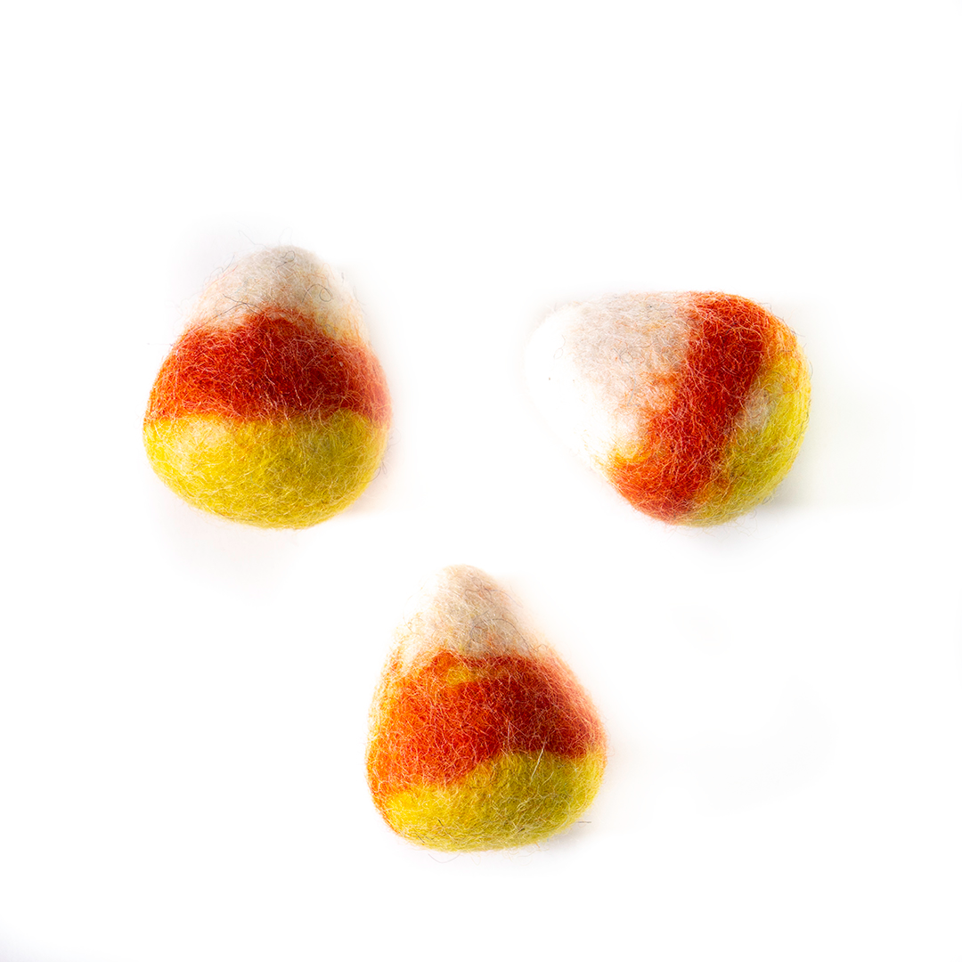 Dharma Dog Karma Cat Pack of 3 Candy Corn Toy For Cats