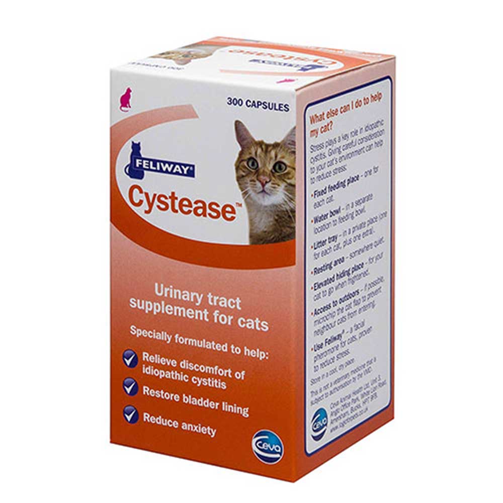 Ceva Feliway Cystease Capsules For Cats, Pack of 300