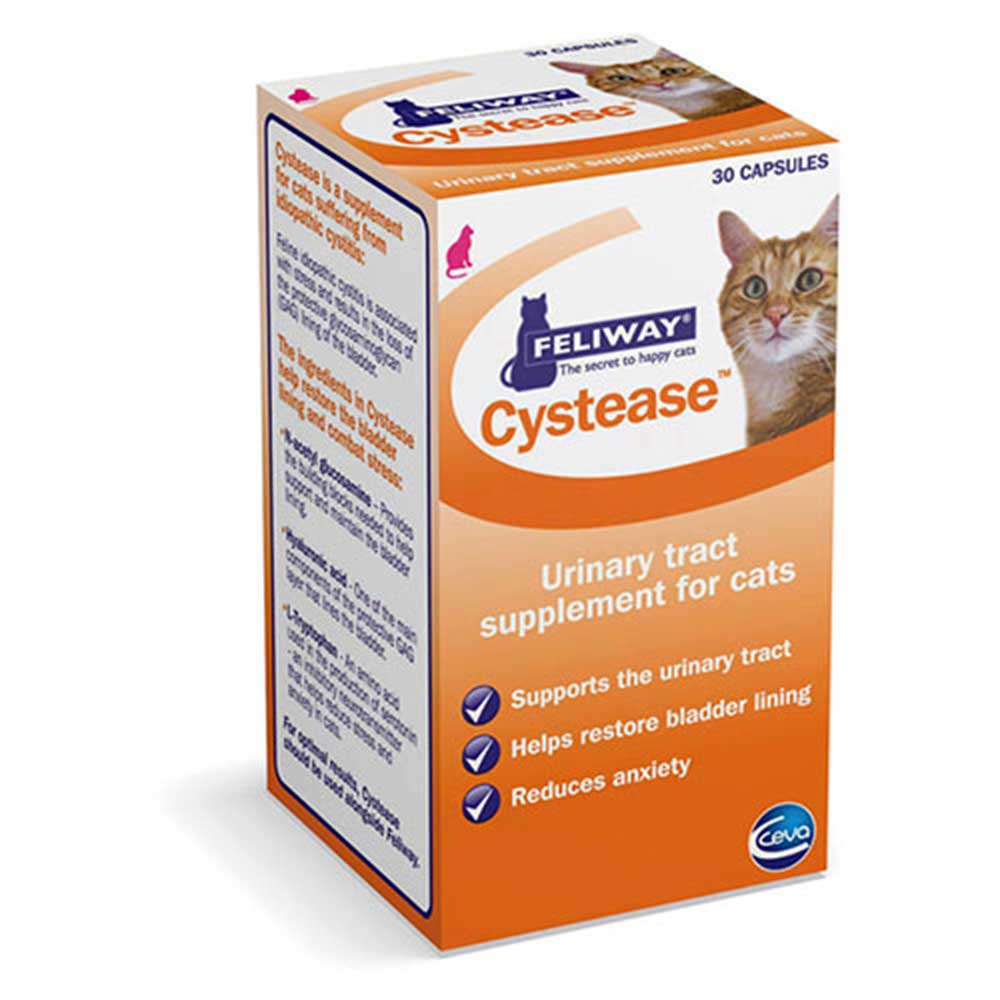 Ceva Feliway Cystease Capsules For Cats, Pack of 30