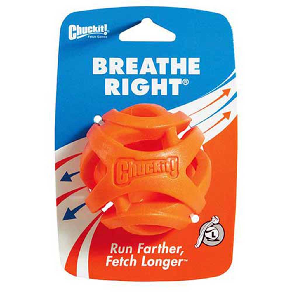 Chuckit! Breathe Right Fetch Ball Dog Toy, Large 1Pack