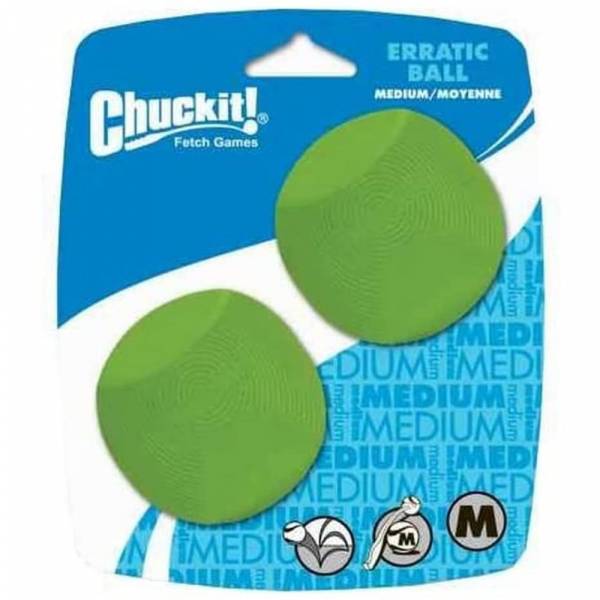 Chuckit Erratic Ball For Dogs 2-Pk S