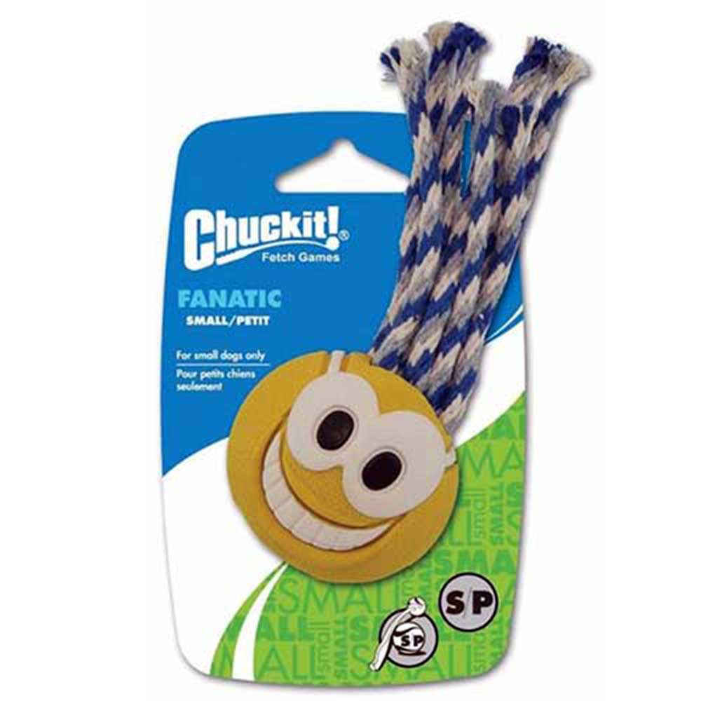 Chuckit! Fanatic Tennis Dog Toy, - Small 2" (5Cm) Diameter