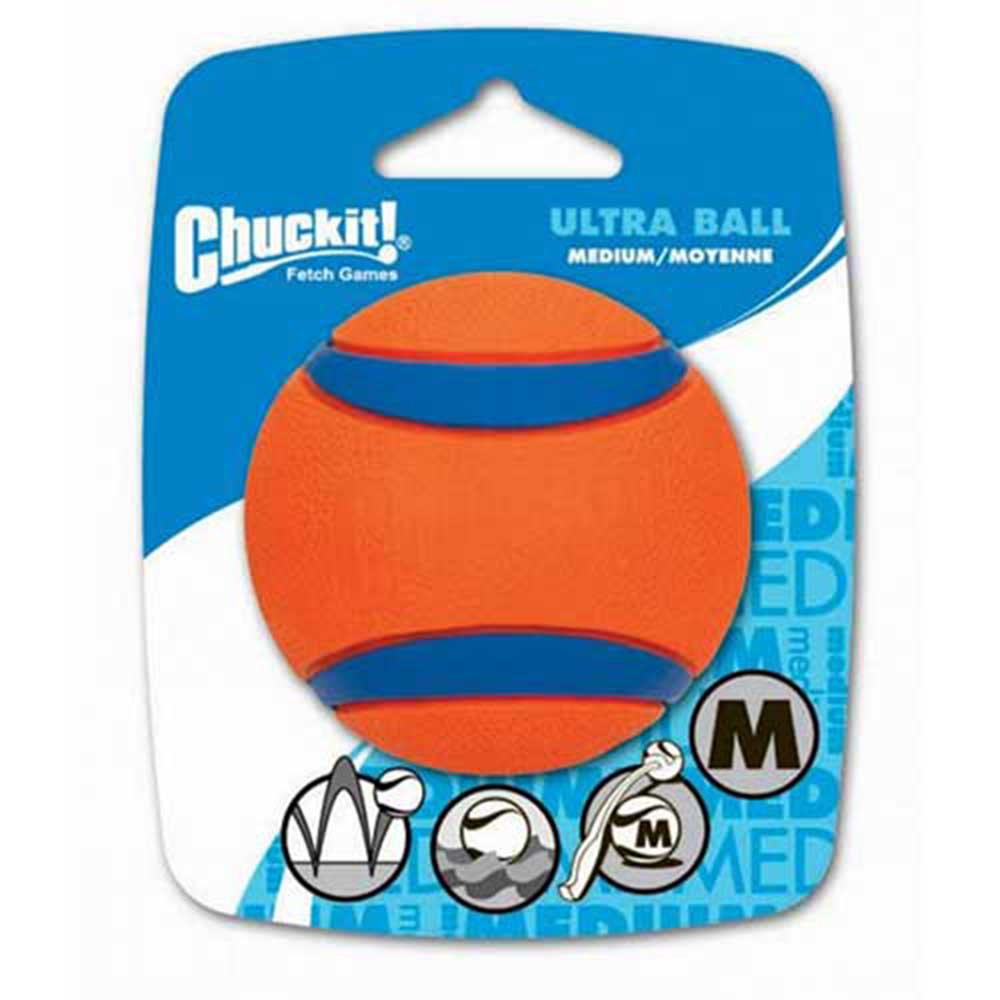 Chuckit! Ultra Ball Dog Toy Medium , 1Pack (6Cm)