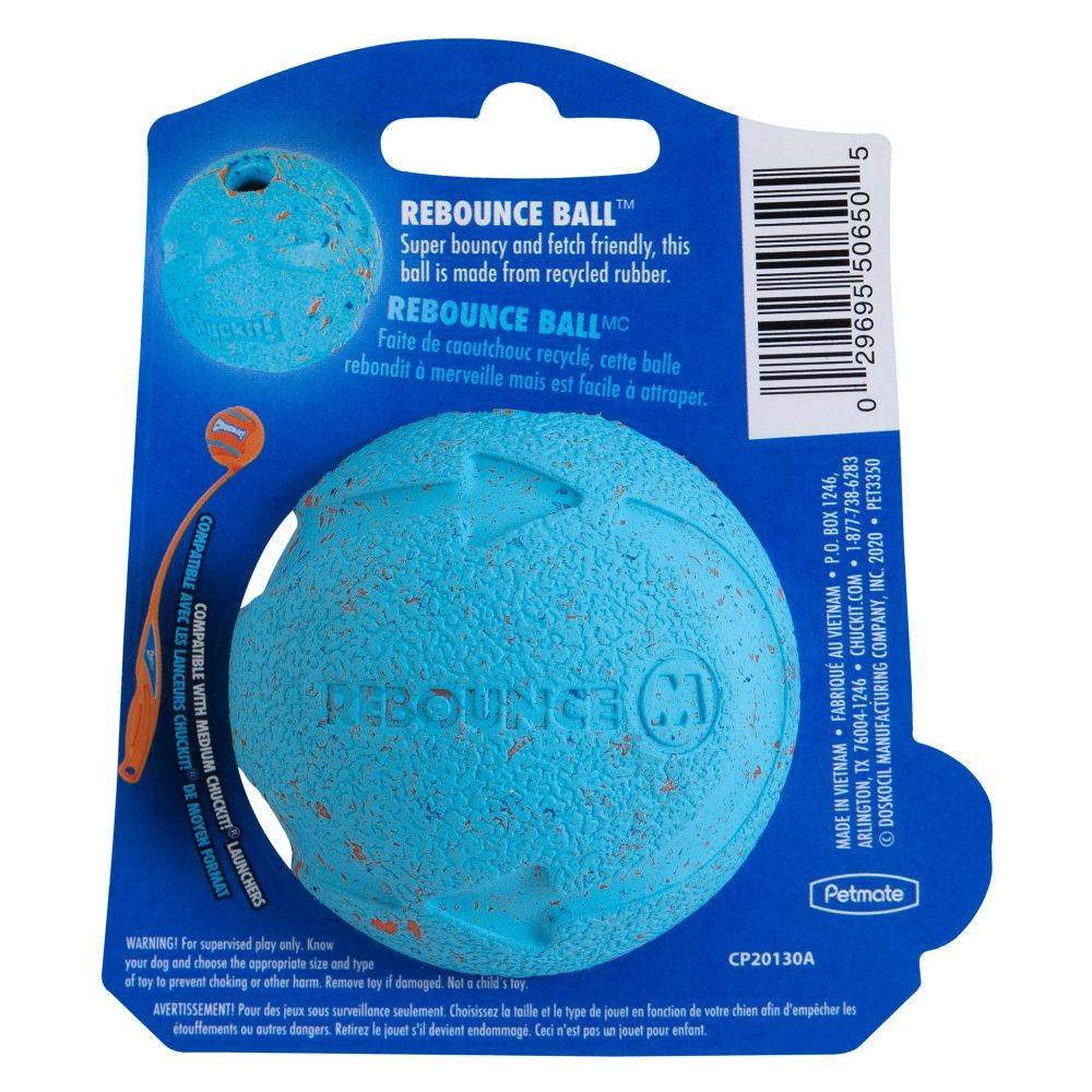 Chuckit Rebounce Ball Dog Toy M 1Pk