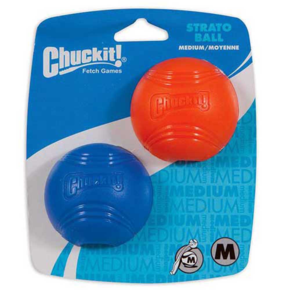 Chuckit! Strato Ball Dog Toy, Medium 2Pack