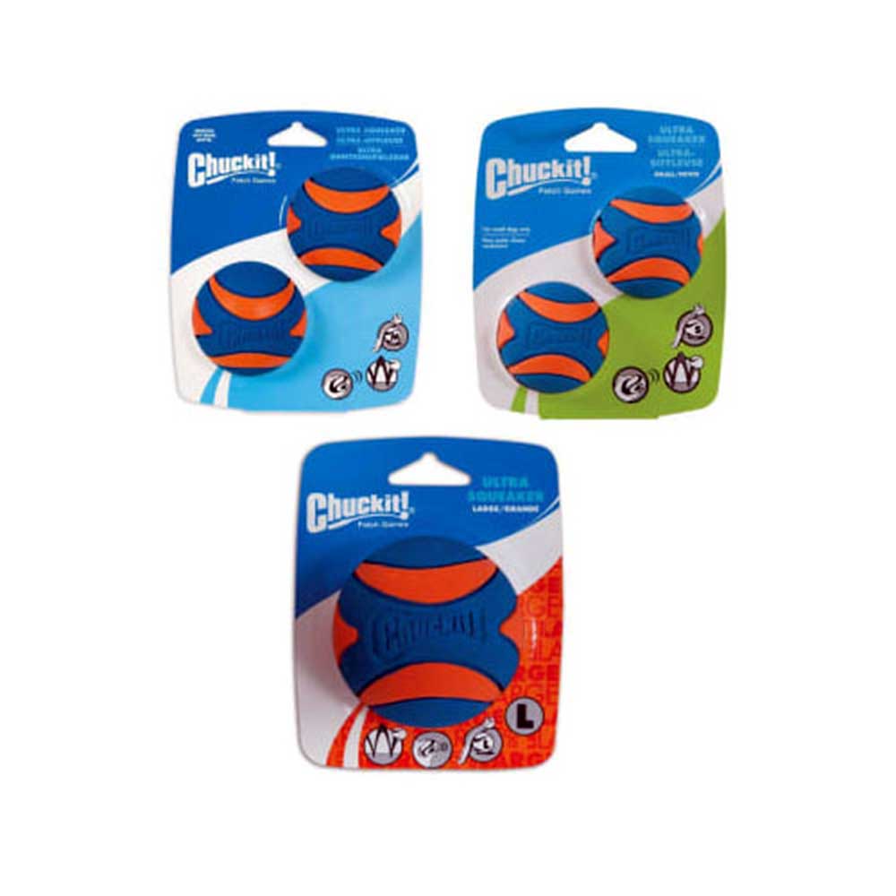 Chuckit Ultra Squeaker Ball (Pack of 2)