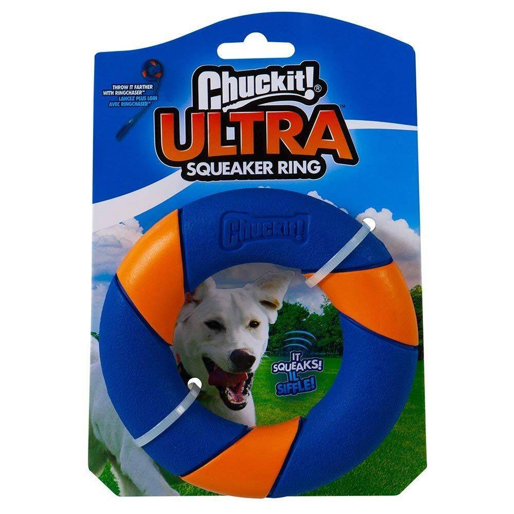 Chuckit Ultra Squeaker Ring Dog Toy