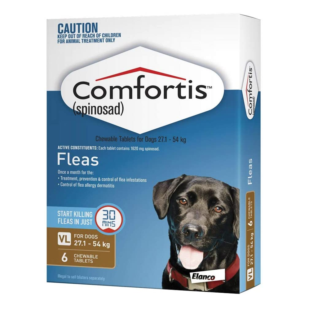 Comfortis For Dogs Brown 27 - 54Kg