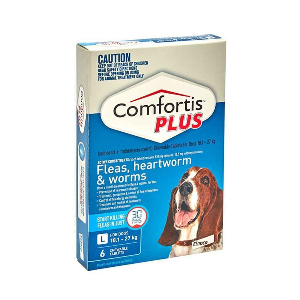 Comfortis Plus For Large Dogs 18.1-27 kg (40.1-60 lbs) 6pk