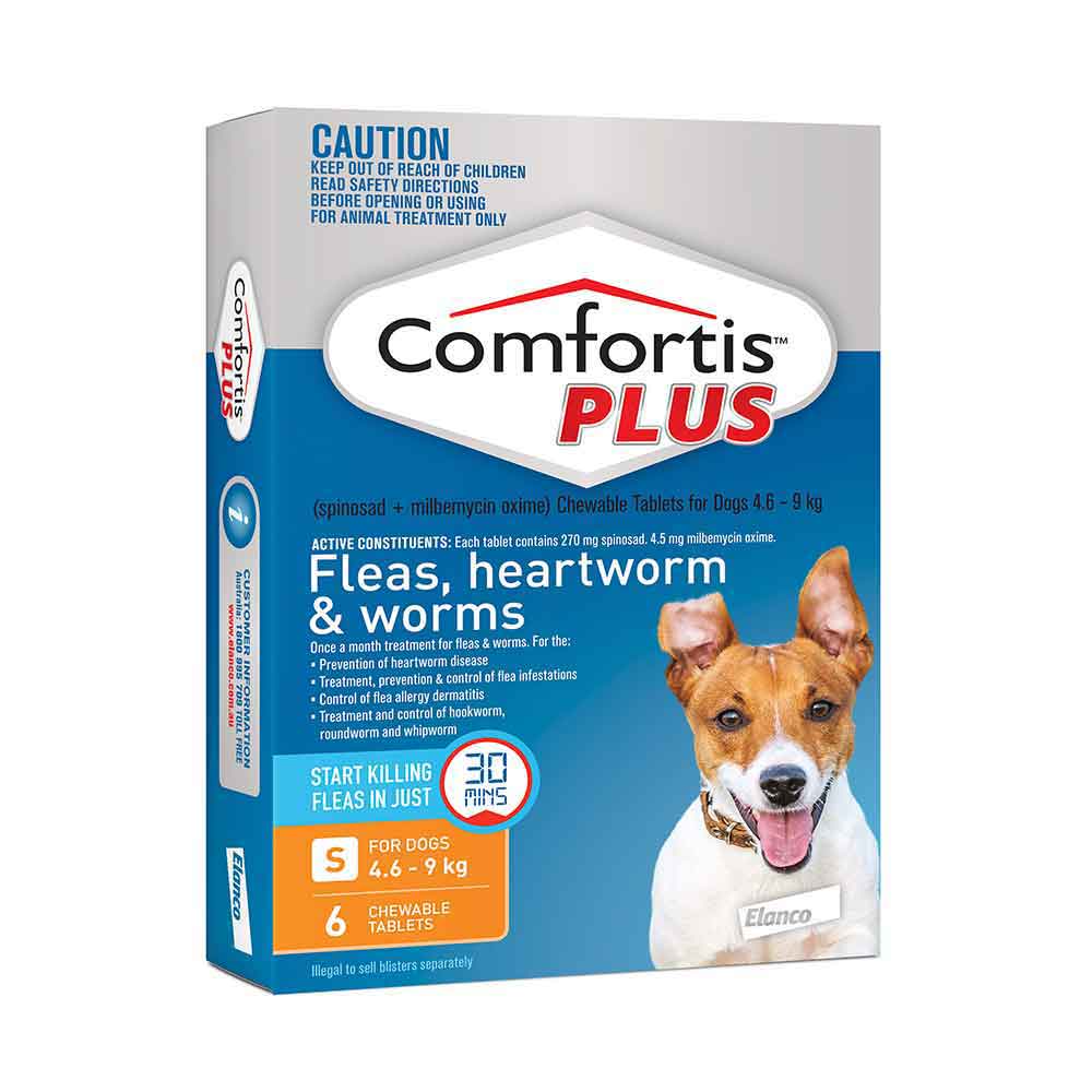 Comfortis Plus For Small Dogs 4.6-9 kg (10.1-20 lbs) 6pk