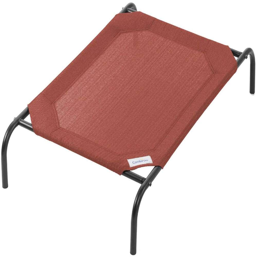 Coolaroo Elevated Pet Bed Terracotta Med