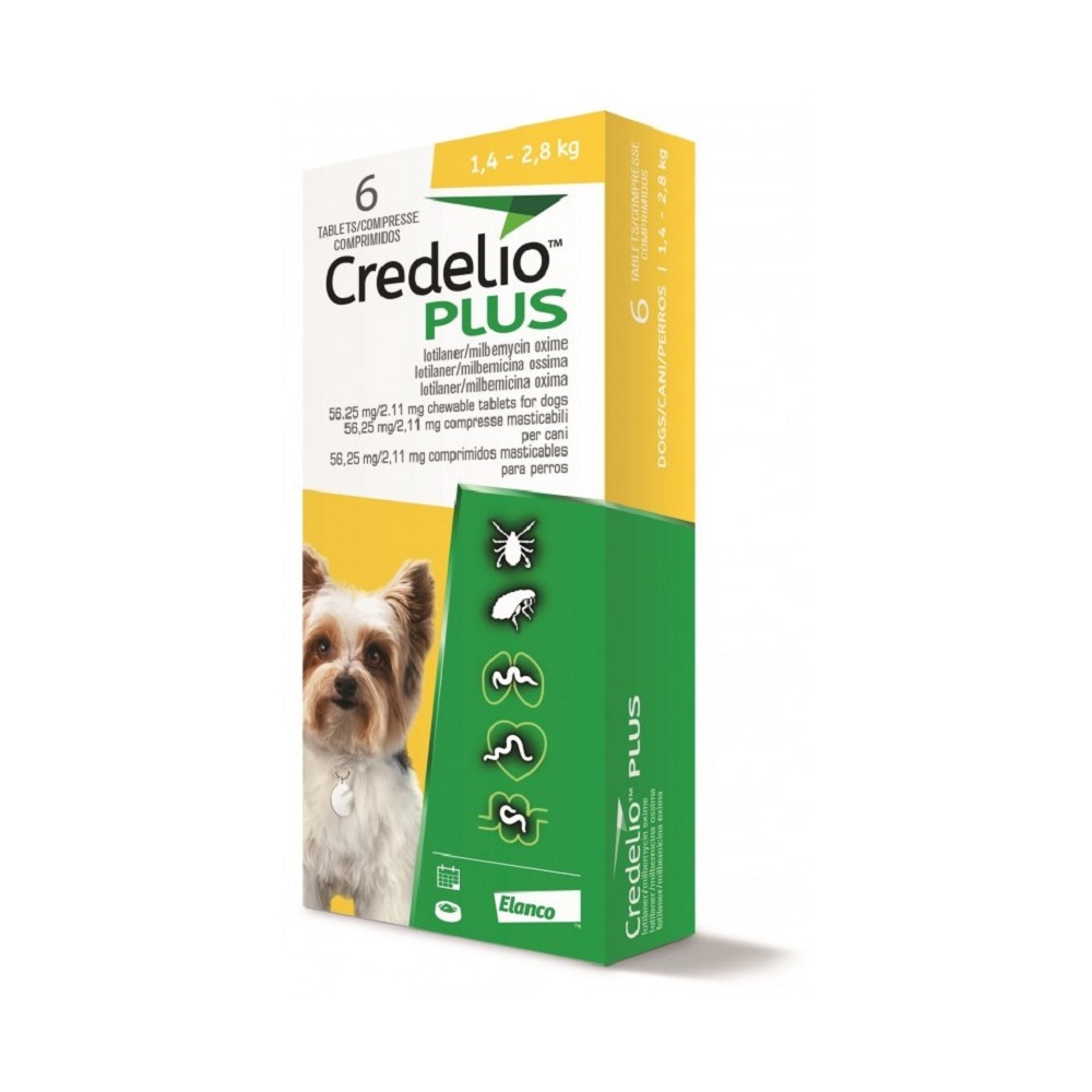 Credelio Plus 56.25/2.11mg Tabs 6Pk