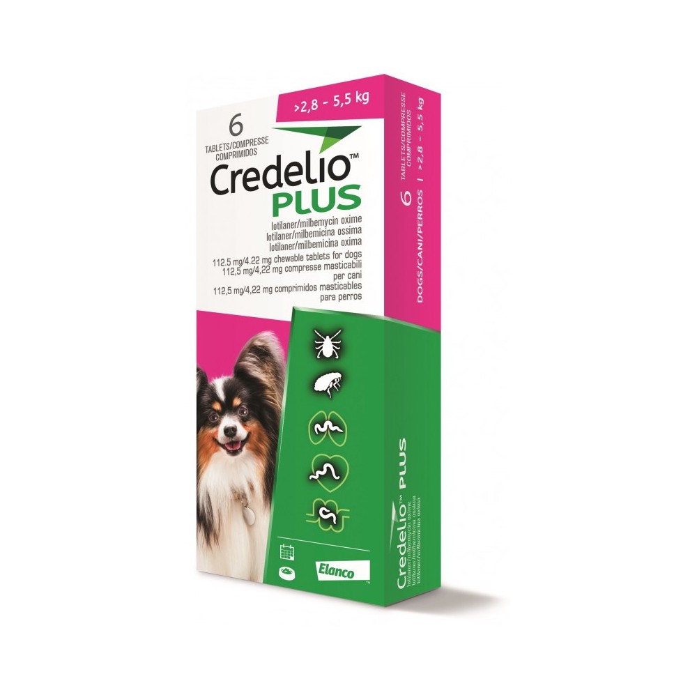 Credelio Plus 112.5/4.11mg Tabs 6Pk