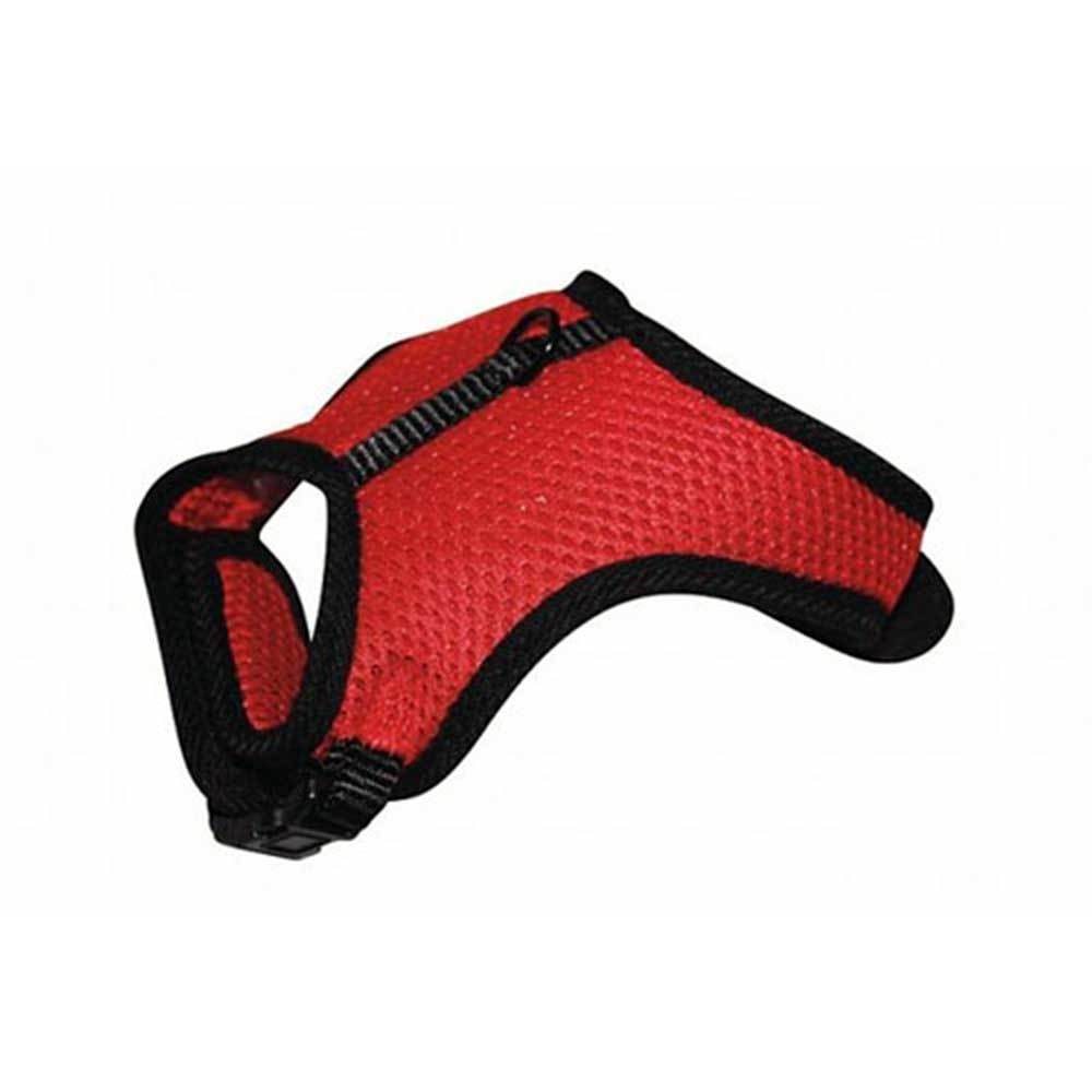 Cushionaire Dog Harness Red (No Leash) for Dogs - XLarge